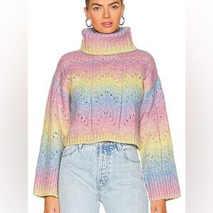 Lover and Friends Bryant sweater in rainbow